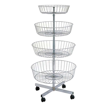 Imagine STAND ROTUND CU 4 COSURI CROMAT