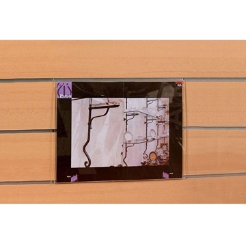 Imagine SUPORT PLEXI PENTRU AFIS A4 ORIZONTAL PENTRU PANOU SLAT