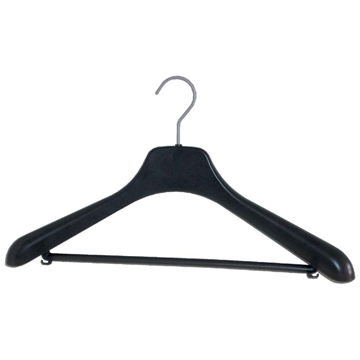 Imagine UMERAS PLASTIC NEGRU CU BARA SI AGATATORI NEGRU SET 30 BUC