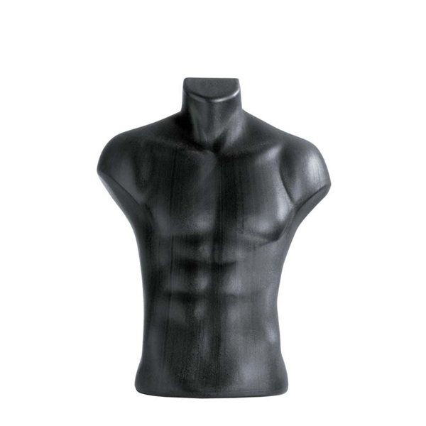 Imagine BUST BARBAT FARA BRATE NEGRU MAT