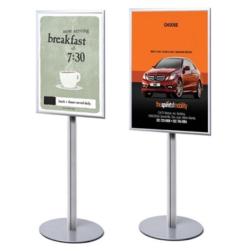 Imagine STAND INFO CU O FATA SI BAZA ROTUNDA