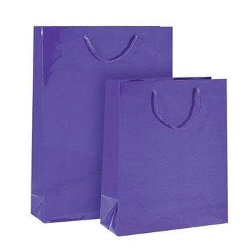 Imagine PUNGA HARTIE PLASTIFIATA MAT MOV-CORDON 12BUC