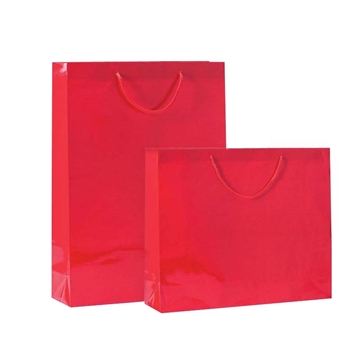 Imagine PUNGA HARTIE PLASTIFIATA MAT ROSU-CORDON 12BUC