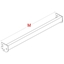 Imagine BARA RECTANGULARA 30X15 PAS 25MM RAL9001