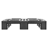 Imagine PALET PLASTIC D1 PE ECO 1200X800X150MM NEGRU