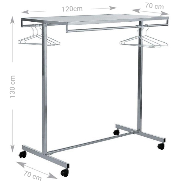 Imagine SUPORT UMERASE DUBLU CU POLITA 120X70X130CM