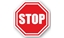 Imagine  "STOP" BANDA ADEZIVA 30.5CM ROSU/ALB