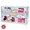 Imagine VITRINA TEJGHEA CU INCUIETOARE 100X40X60 STICLA 6MM