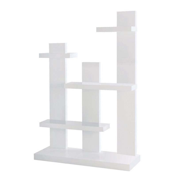 Imagine STAND 5 NIVELURI LEMN ALB