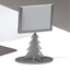 Imagine SUPORT CARD A6 20X16X10 FORMA BRAD ARGINTIU