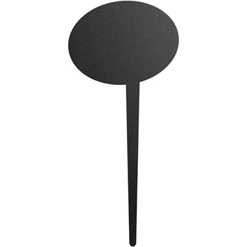 Imagine SUPORT PIN PLASTIC OVAL PT.PRET 7X18CM(5BUC) NEGRU