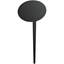 Imagine SUPORT PIN PLASTIC OVAL PT.PRET 7X18CM(5BUC) NEGRU
