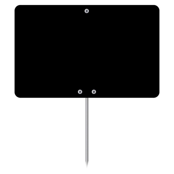 Imagine ETICHETA PLASTIC PT PRET CU PIN 12X8 CM NEGRU (10BUC)