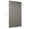 Imagine PANOU SLAT GRI L122XH244CM 18MM CU 15 PROFI ALUM.
