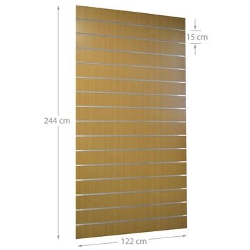 Imagine PANOU SLAT FAG L122XH244CM 18MM CU 15 PROFI ALUM.