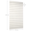 Imagine PANOU SLAT ALB L122XH244CM 18MM CU 15 PROFI ALUM.