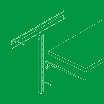 Imagine VERGEA VERTICALA PT SINA ORIZONTALA L1200MM GRI