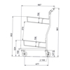 Imagine CARUCIOR PENTRU 2 COSURI DE MANA 66X40X98