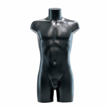 Imagine BUST BARBAT FARA BRATE NEGRU 50X26X88H