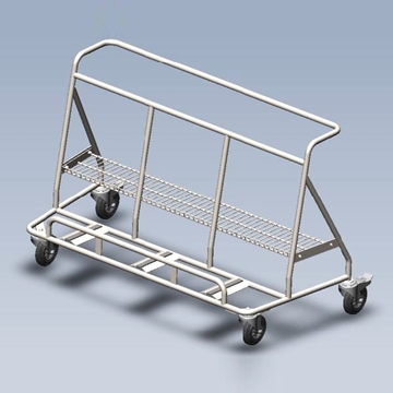Imagine CARUCIOR TRANSPORT CU RAFT 1669X784X1027 RAL2009