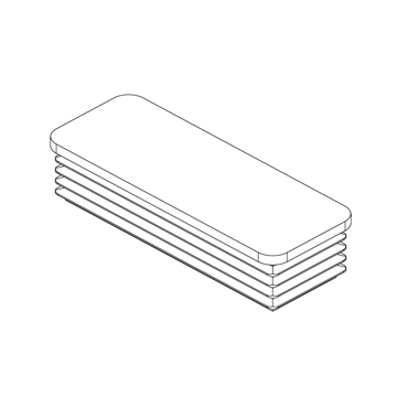 Imagine CAPAC COLOANA 60X30 PLASTIC ALB
