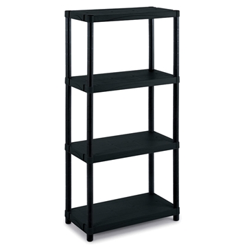 Imagine RAFT 4 POLITE PLAST NEGRU 600X300X1320