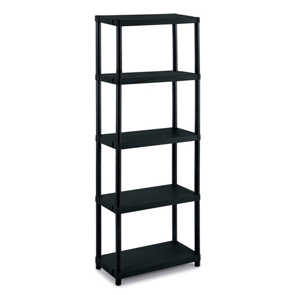 Imagine RAFT 5 POLITE PLAST NEGRU 630X300X1650