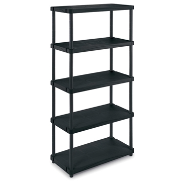 Imagine RAFT 5 POLITE PLAST NEGRU 800X400X1730