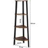 Imagine STAND COLT METAL/4 POLITE LEMN 34X34XH125CM