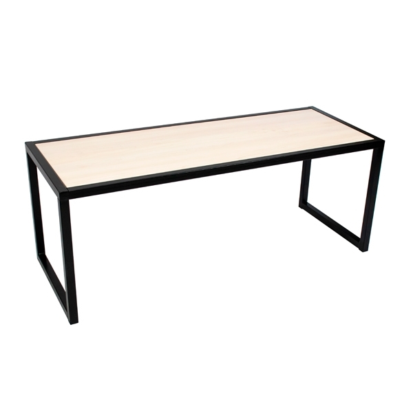 Imagine MASA MICA 50X130X50CM NEGRU CU BLAT ARTAR