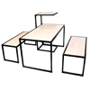 Imagine PUPITRU METALIC NEGRU CU BLAT ARTAR H1270X500X600