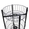 Imagine COS ROTUND DEMONTABIL PE 2 NIV NEGRU H850MM DIAM 500MM
